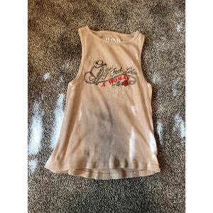 Vintage Shania Twain “Man! I Feel Like a Woman” Graphic Ribbed Tank Top – Size S